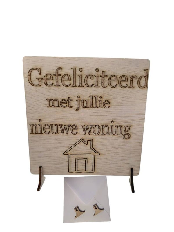Gefeliciteerd met jullie nieuwe woning