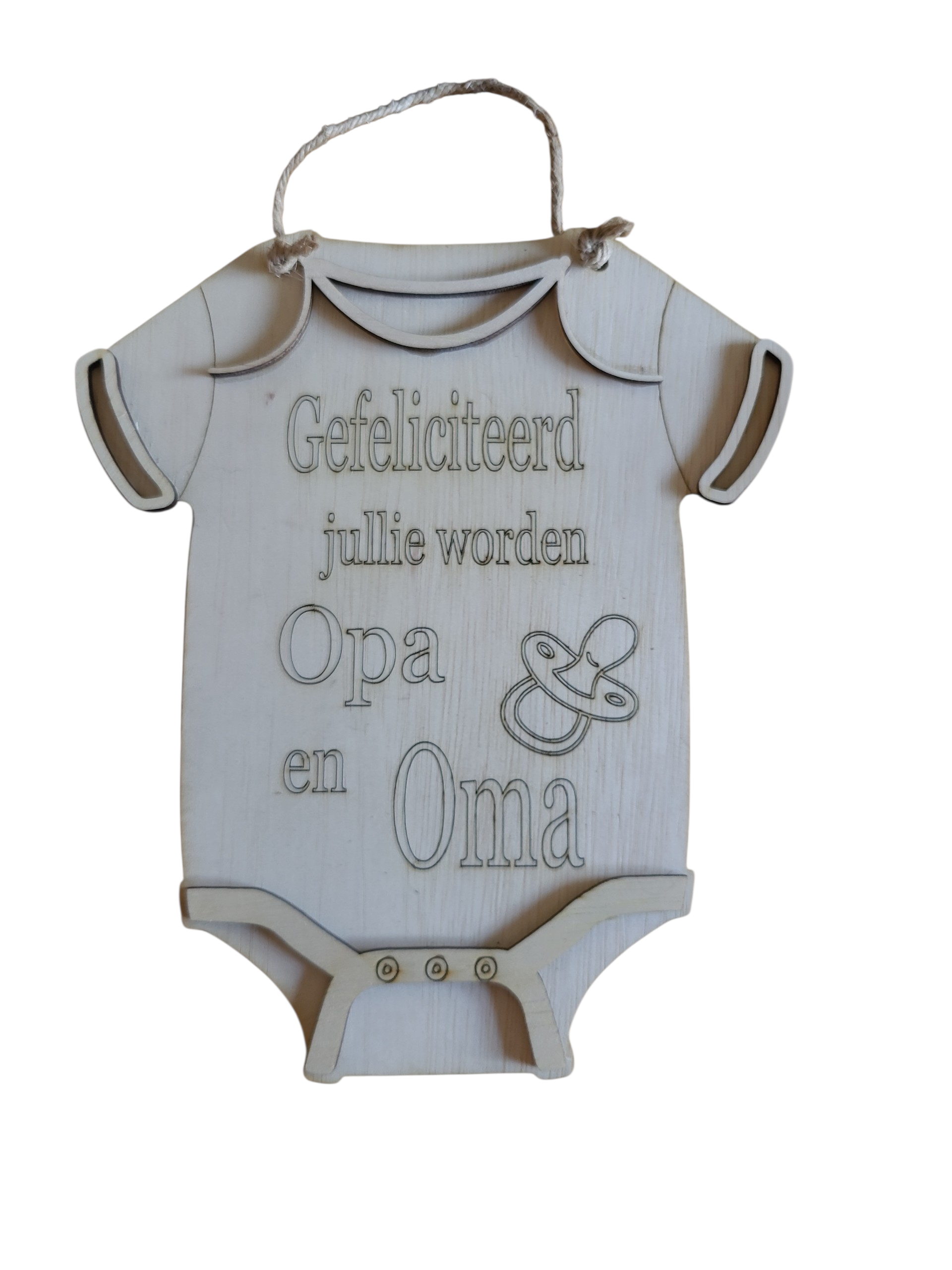 Gefeliciteerd jullie worden opa en oma