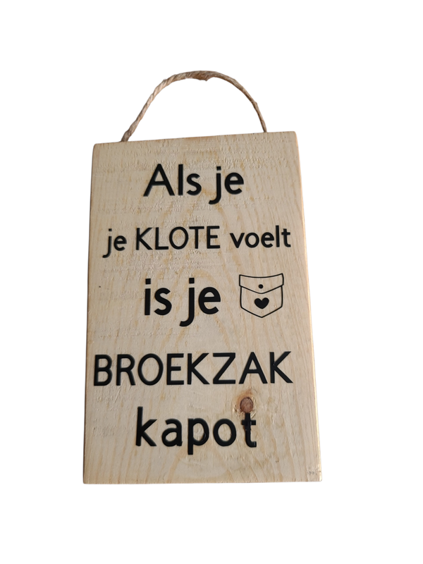 Als je je klote voelt
