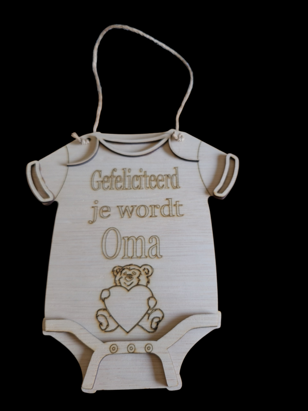 Gefeliciteerd je wordt oma