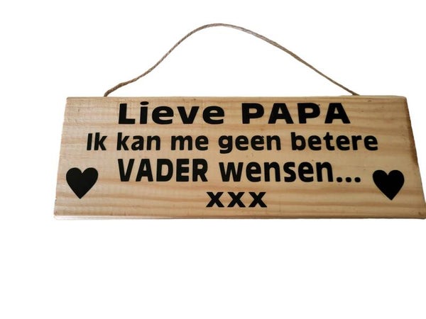 Lieve papa