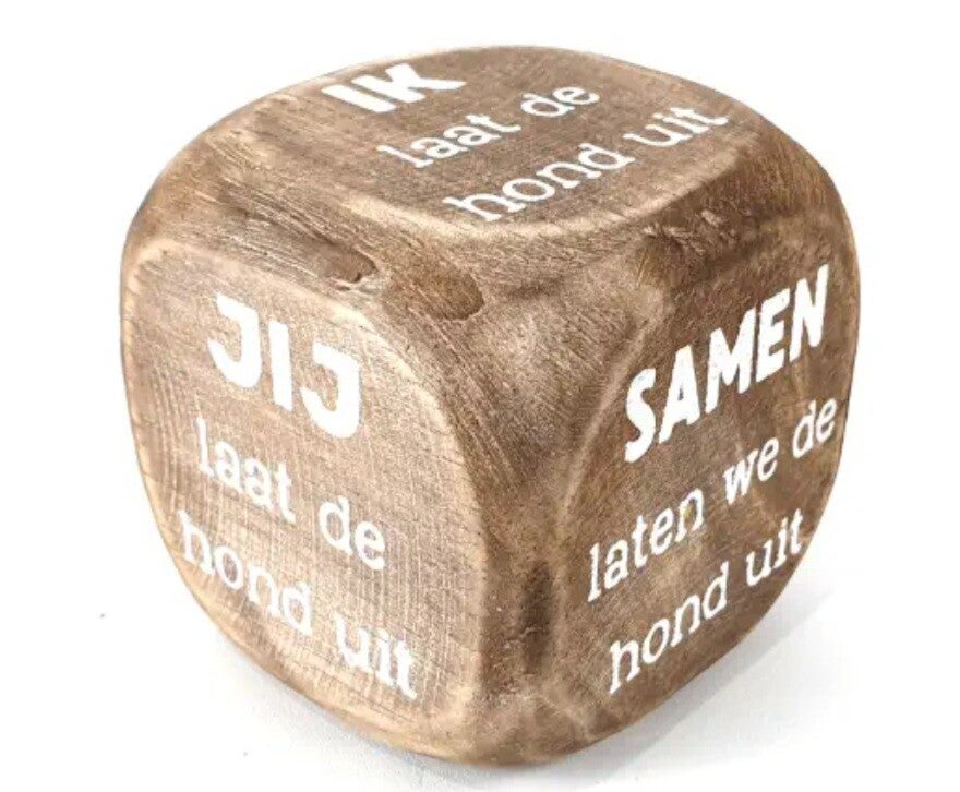 Dobbelsteen Hond uitlaten