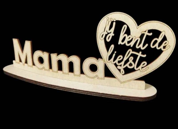 Voetstuk mama jij bent de liefste