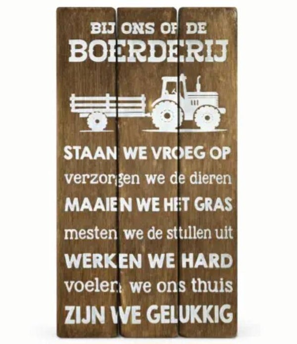 Bij ons op de boerderij