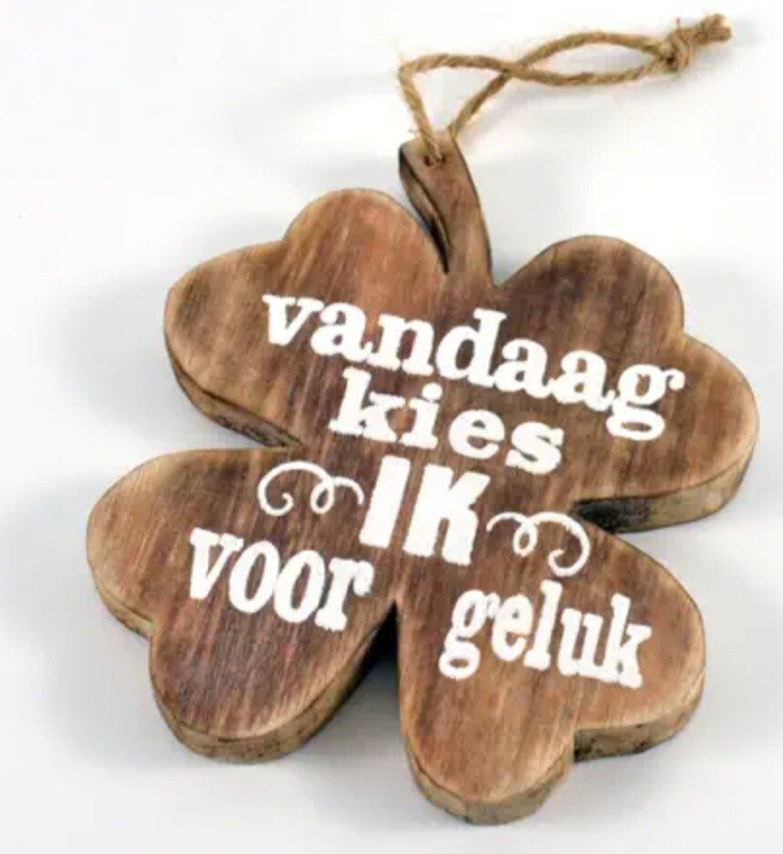 Klaver vandaag kies ik voor geluk