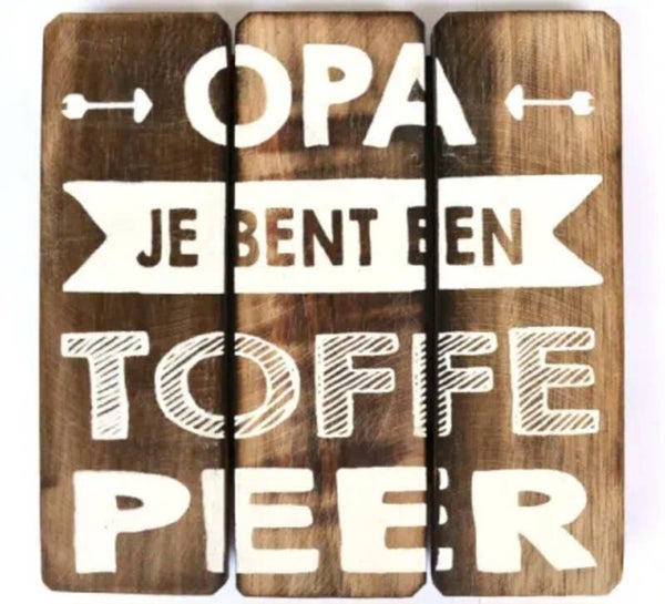 Opa toffe peer