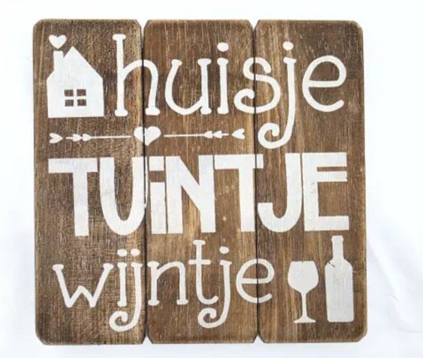 Huisje, tuintje, wijntje