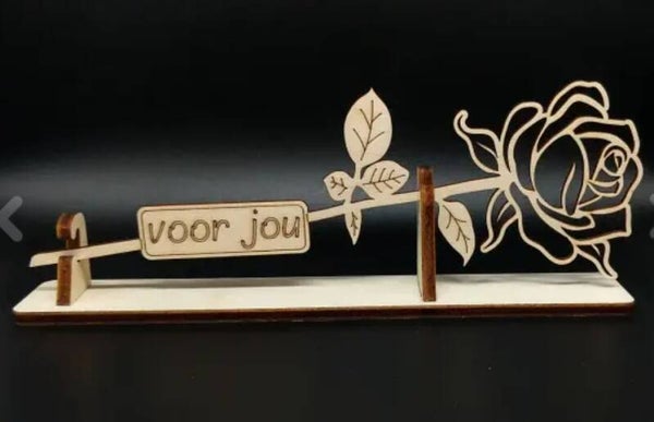 Voetstuk roos