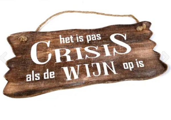 Crisis wijn