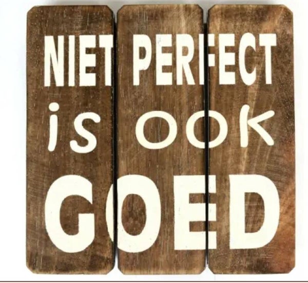 Niet perfect