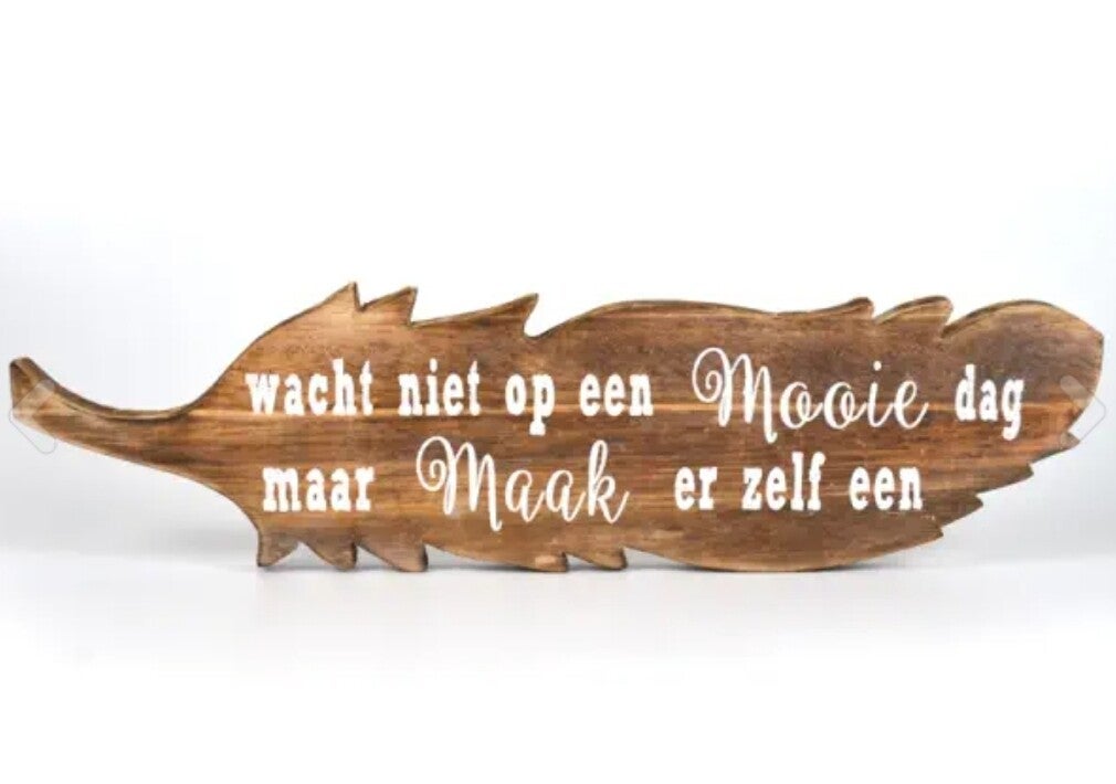 Veer wacht niet op een mooie dag