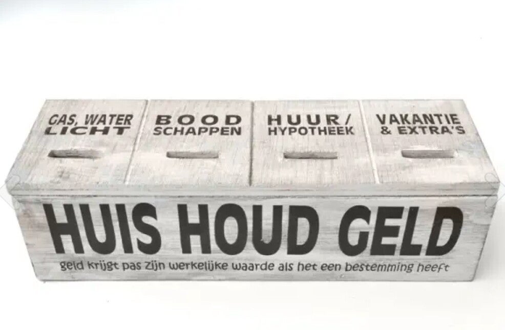 Huis houd geld spaarpot