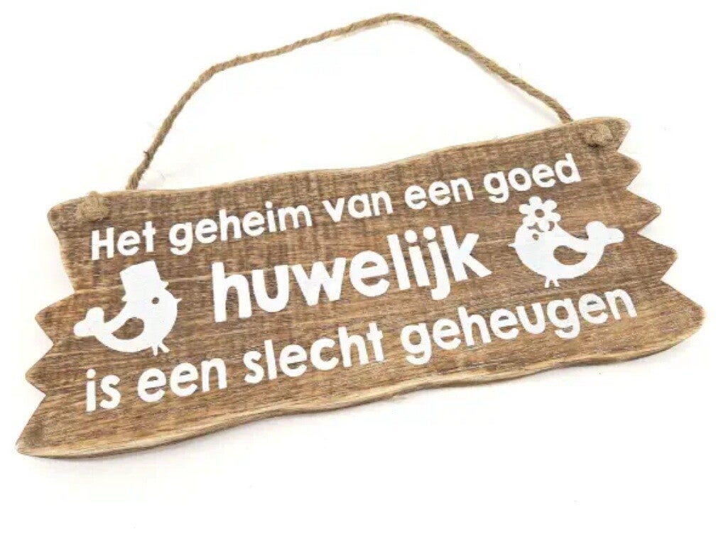 Het geheim van een goed huwelijk
