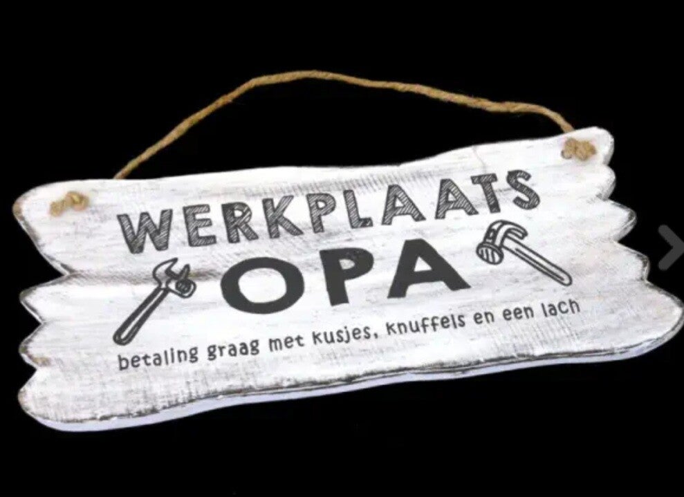 Werkplaats opa