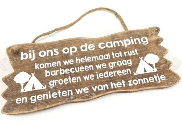 Bij ons op de camping
