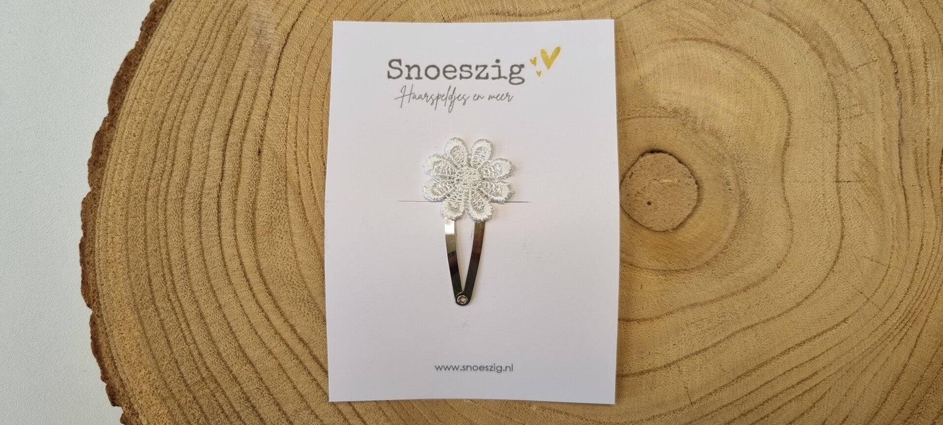 Speldje Madelief - Wit dicht