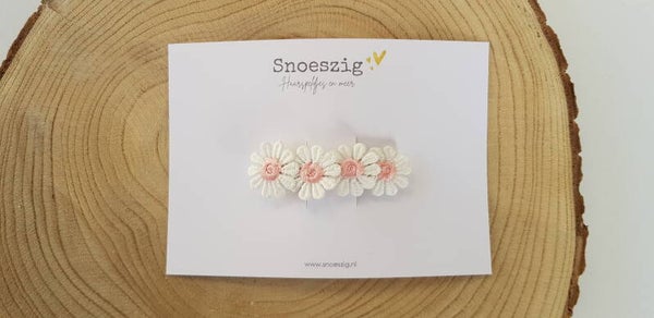 Haarklem Madelief - Roze