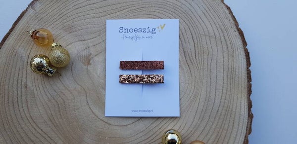 Noëlle - Set van 2 (Brons)