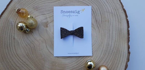 DS Bo - Zwart (gouden glitter)