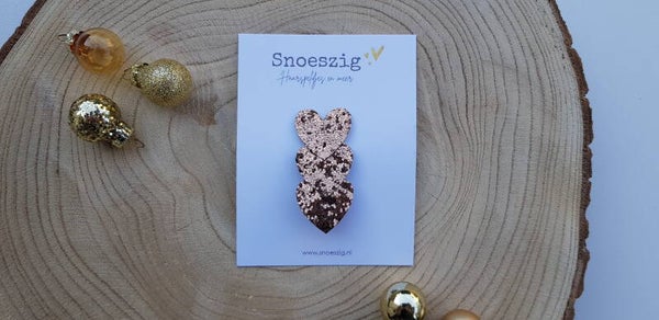 Lieve - Brons (grove glitter)