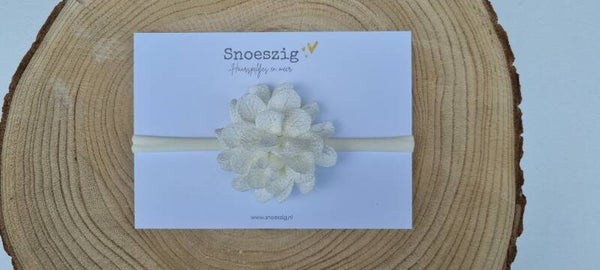Haarbandje Iris - Off-white