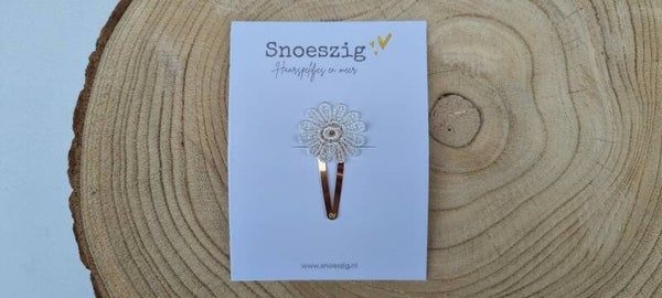 Speldje Madelief - Wit