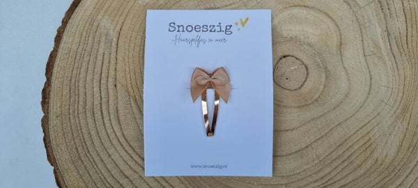 Haarspeldje Julia - Beige/Bruin