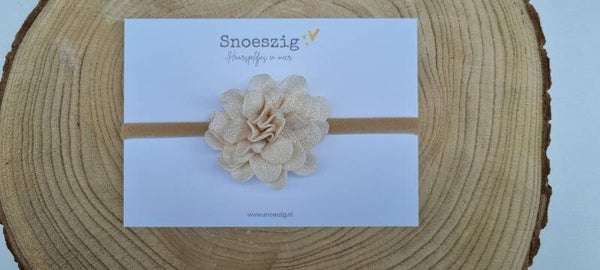 Haarbandje Iris - Champagne