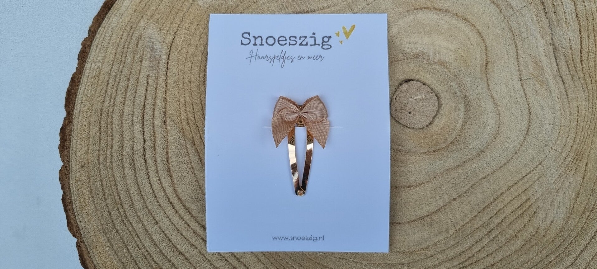 Haarspeldje Julia - Beige/Bruin