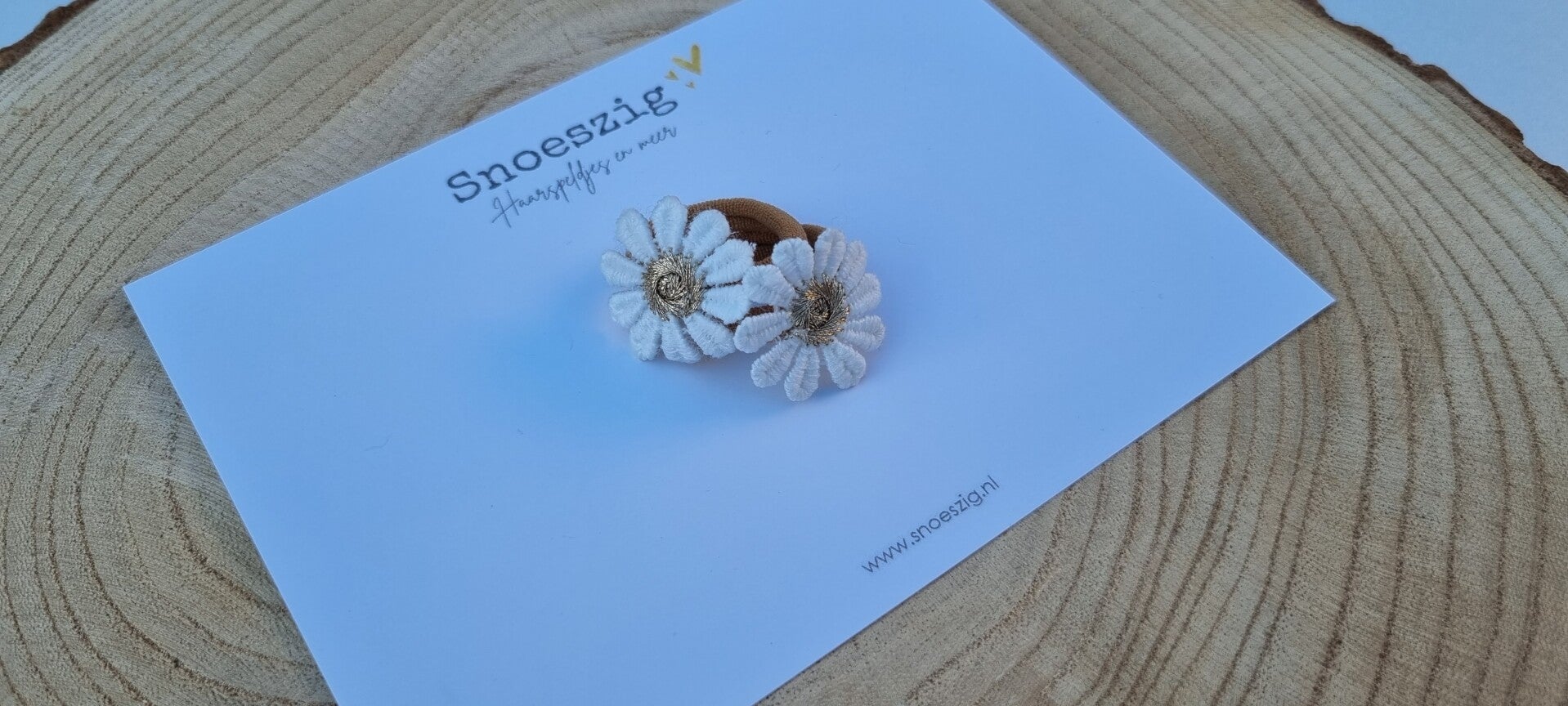 Haarelastiekjes - Madelief Goud/Goud