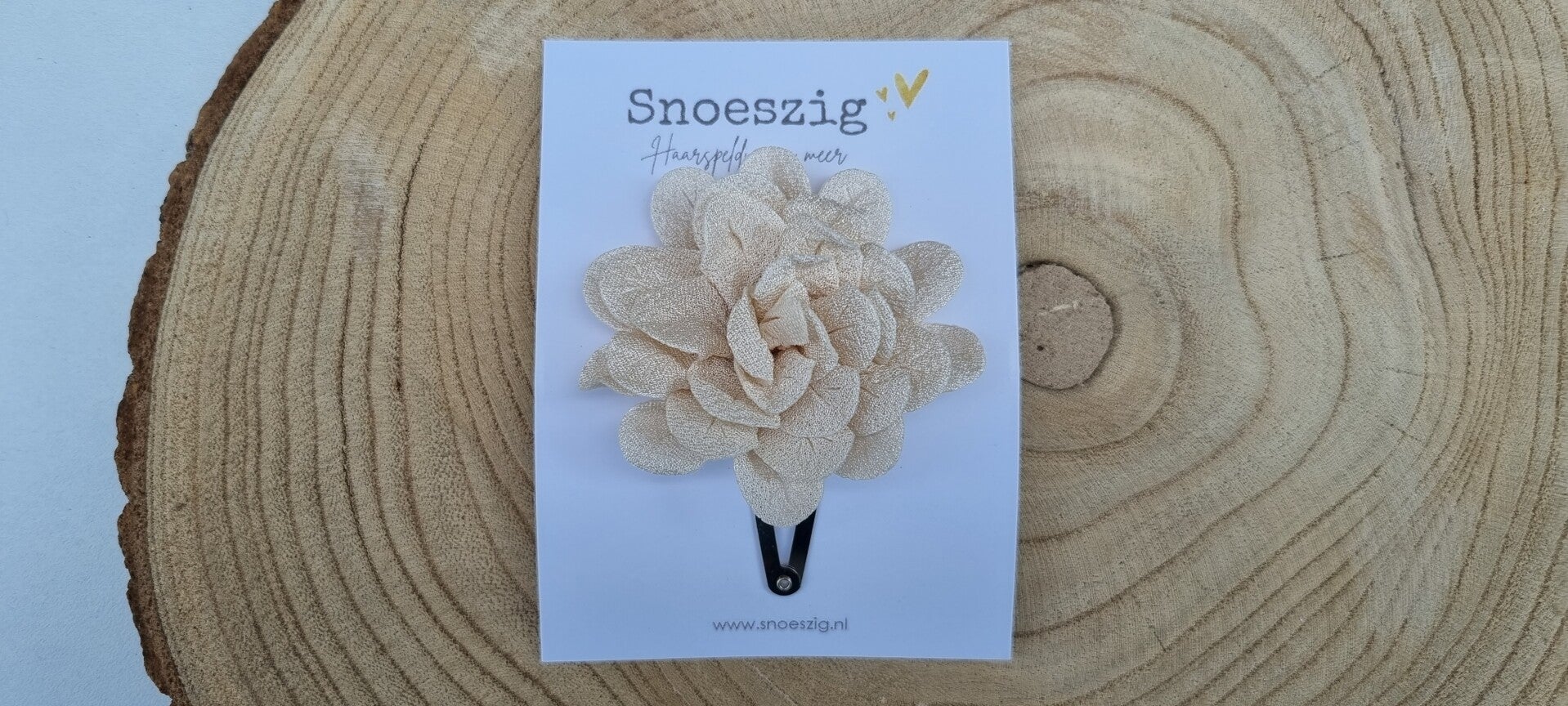 Haarspeldje Iris - Champagne