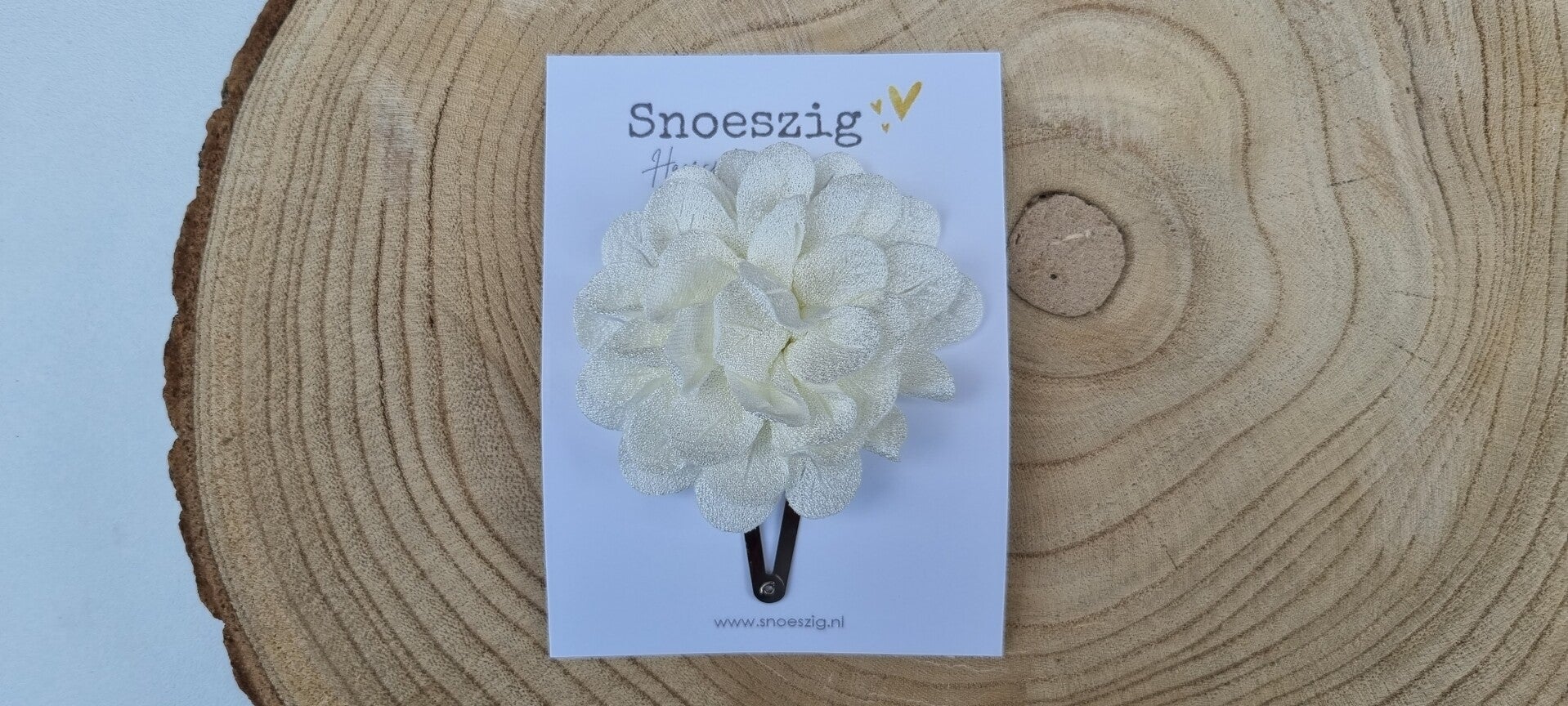 Haarspeldje Iris - Off-white