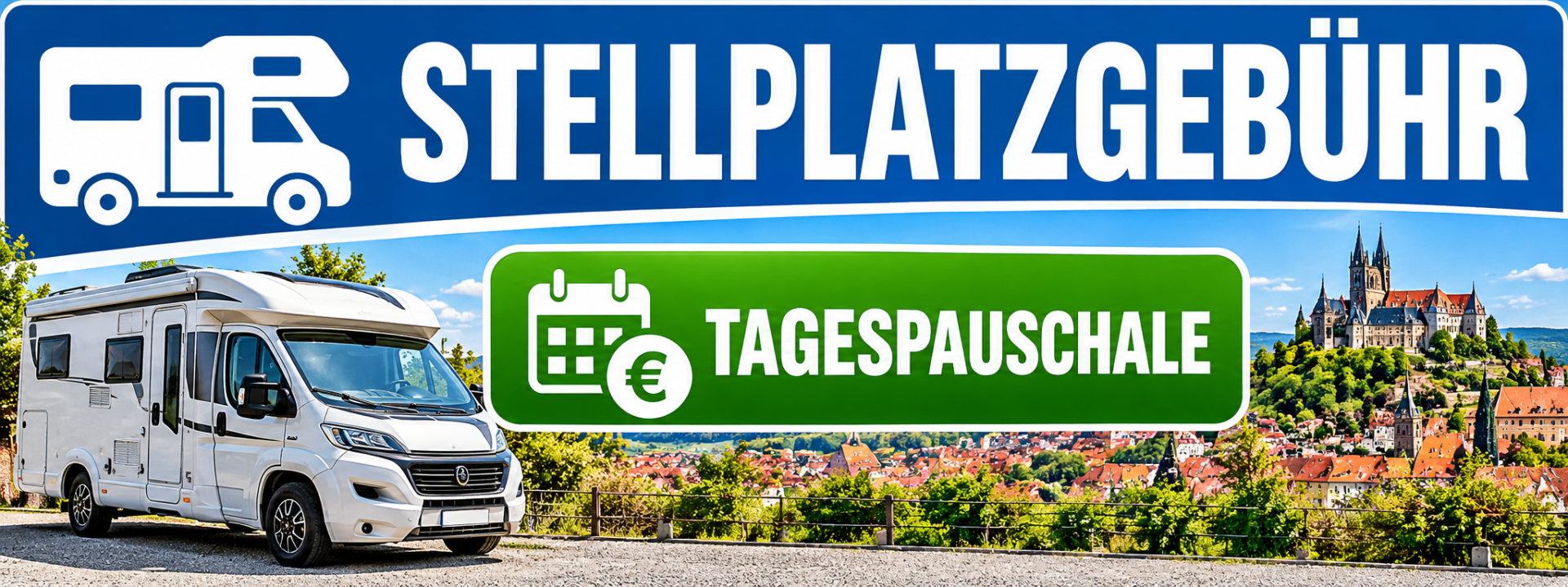 Stellplatzgebühr 24 Stunden 18,75€