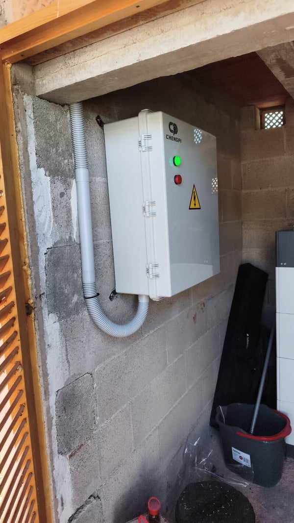 Sistema backup automático 15 kW monofásico con medidor WiFi (Tuya)