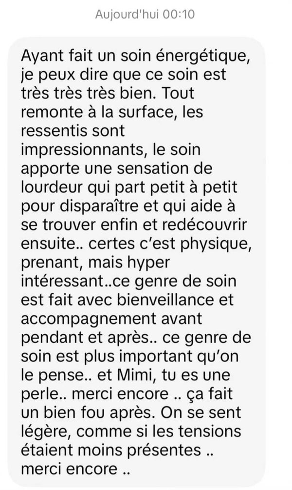 Soin énergétique