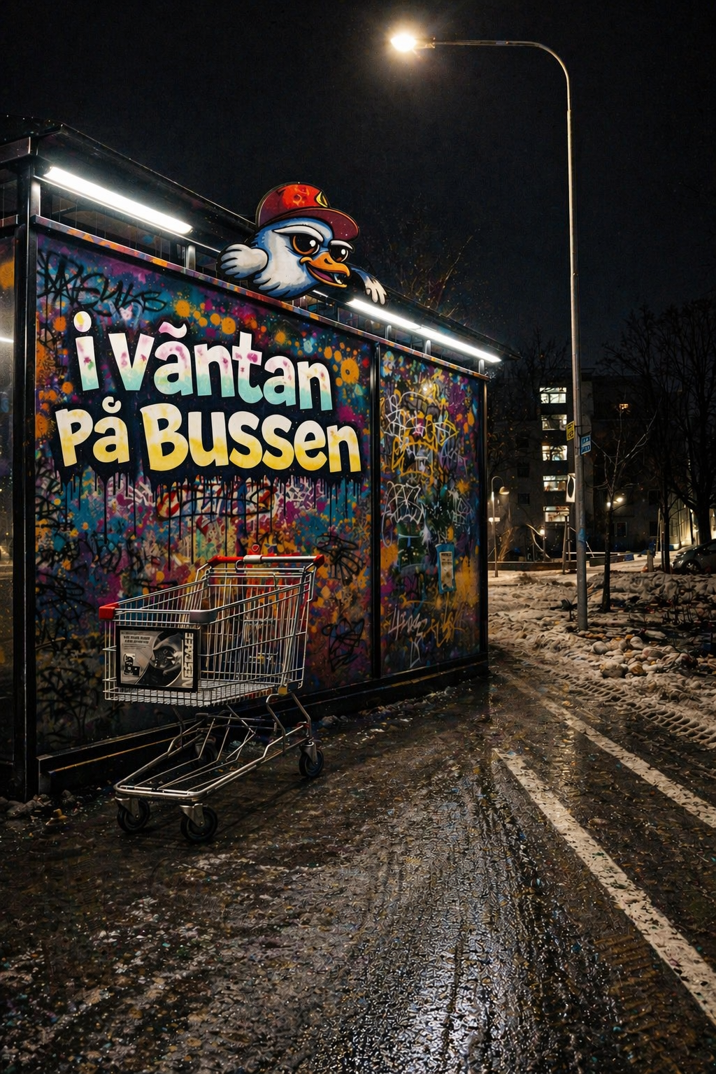 I väntan på bussen