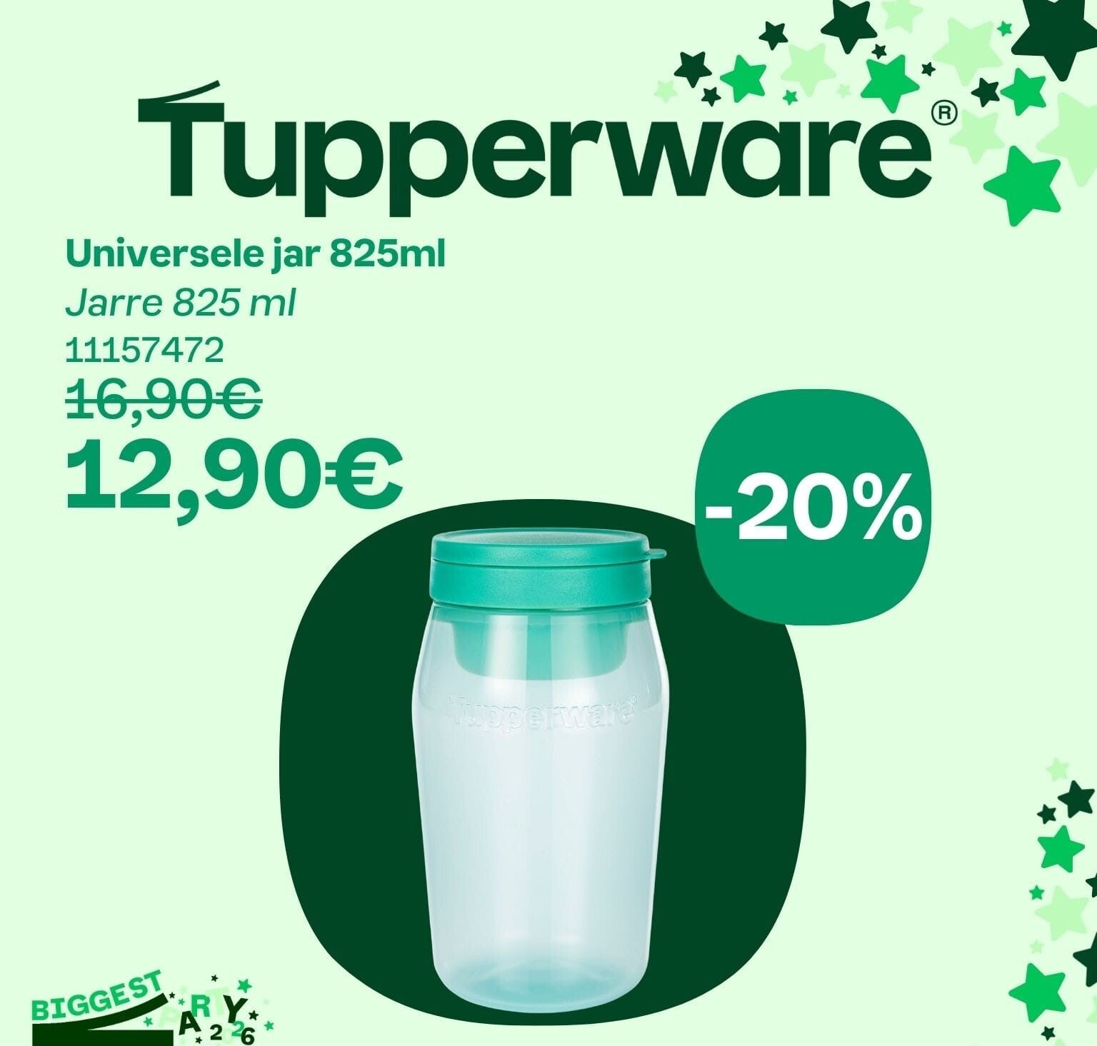 universele jar 825ml