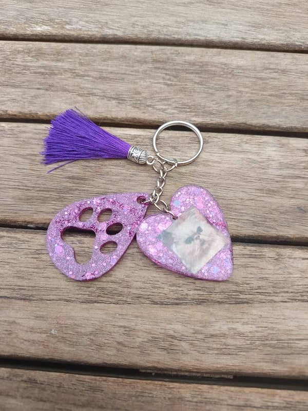 Sleutelhanger met 2 foto's