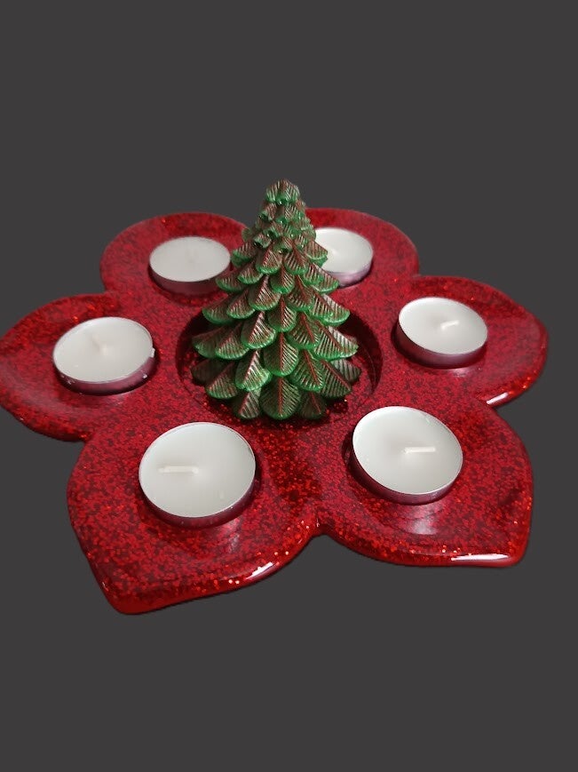 Tafeldecoratie rood