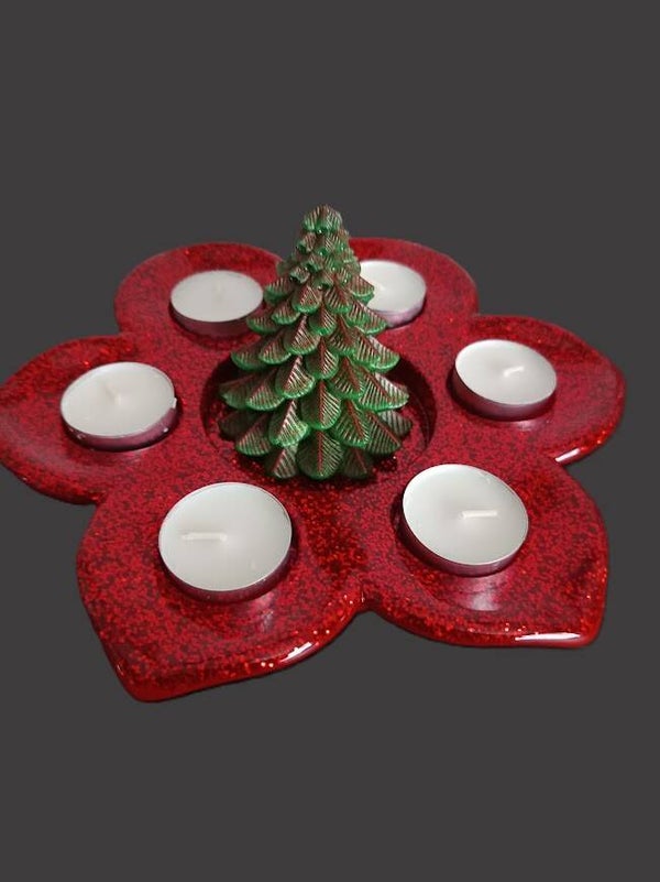 Tafeldecoratie rood