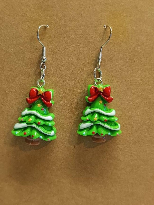 Kerst oorbellen
