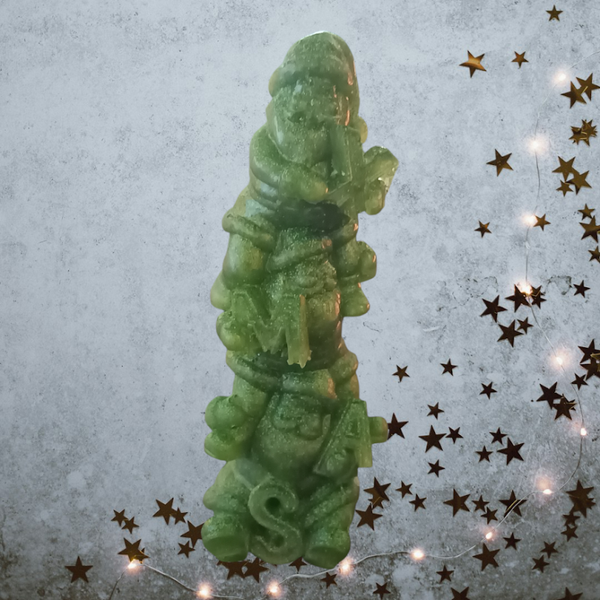 Kerstmannen groen