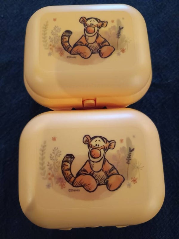 2 mini snackdoosjes Tijgetje