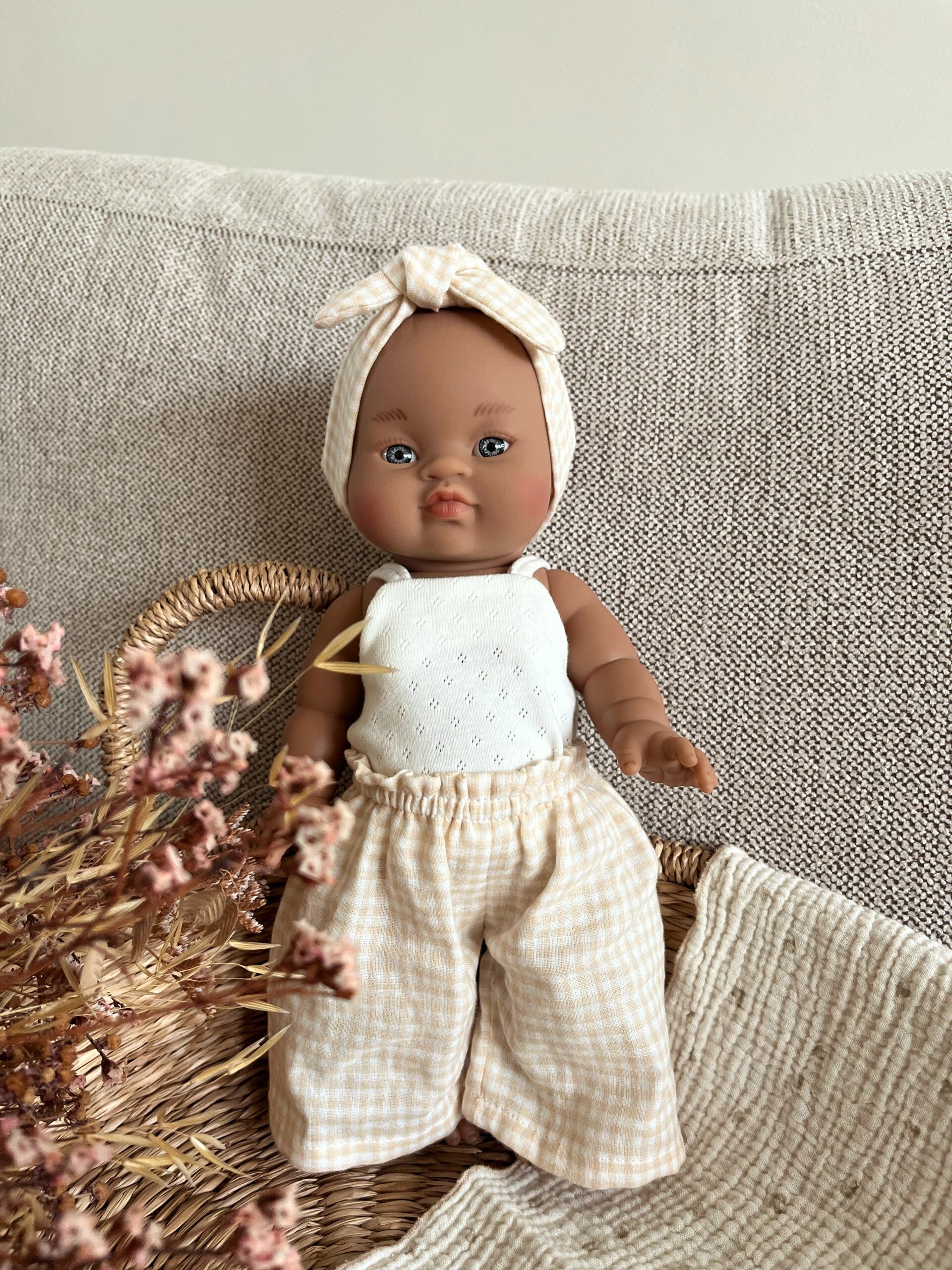 Kledingsetje Noortje voor Paola Reina/Minikane pop 34 cm