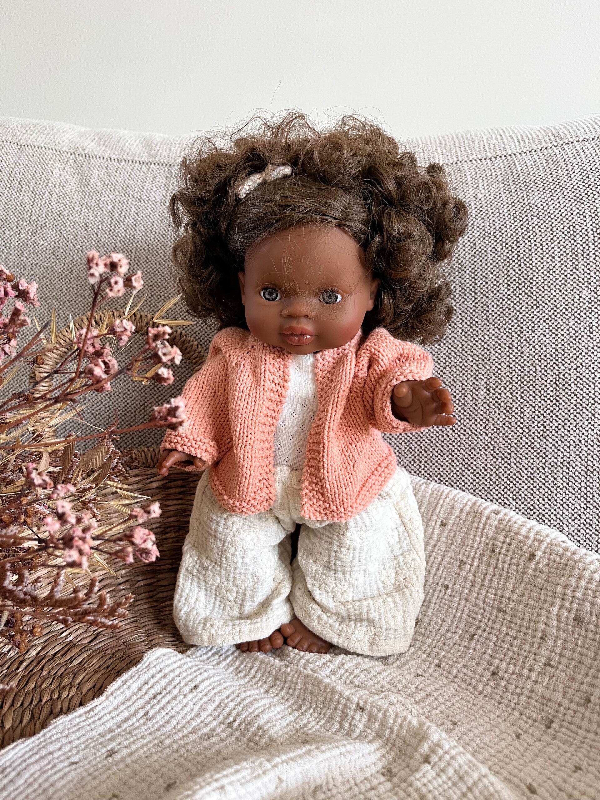 Kledingsetje Jette voor Paola Reina/ Minikane pop 34 cm