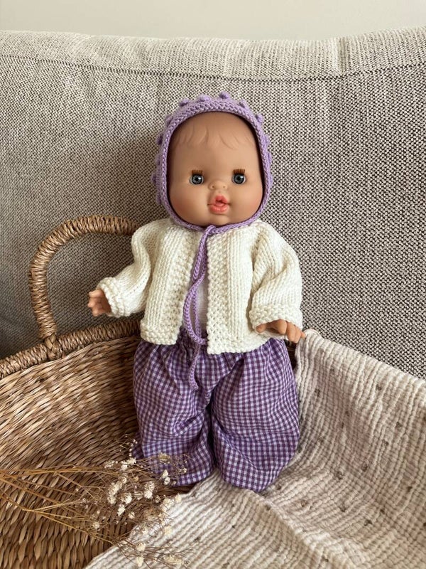 Kledingsetje Karlijn voor Paola Reina/ Minikane pop 34 cm