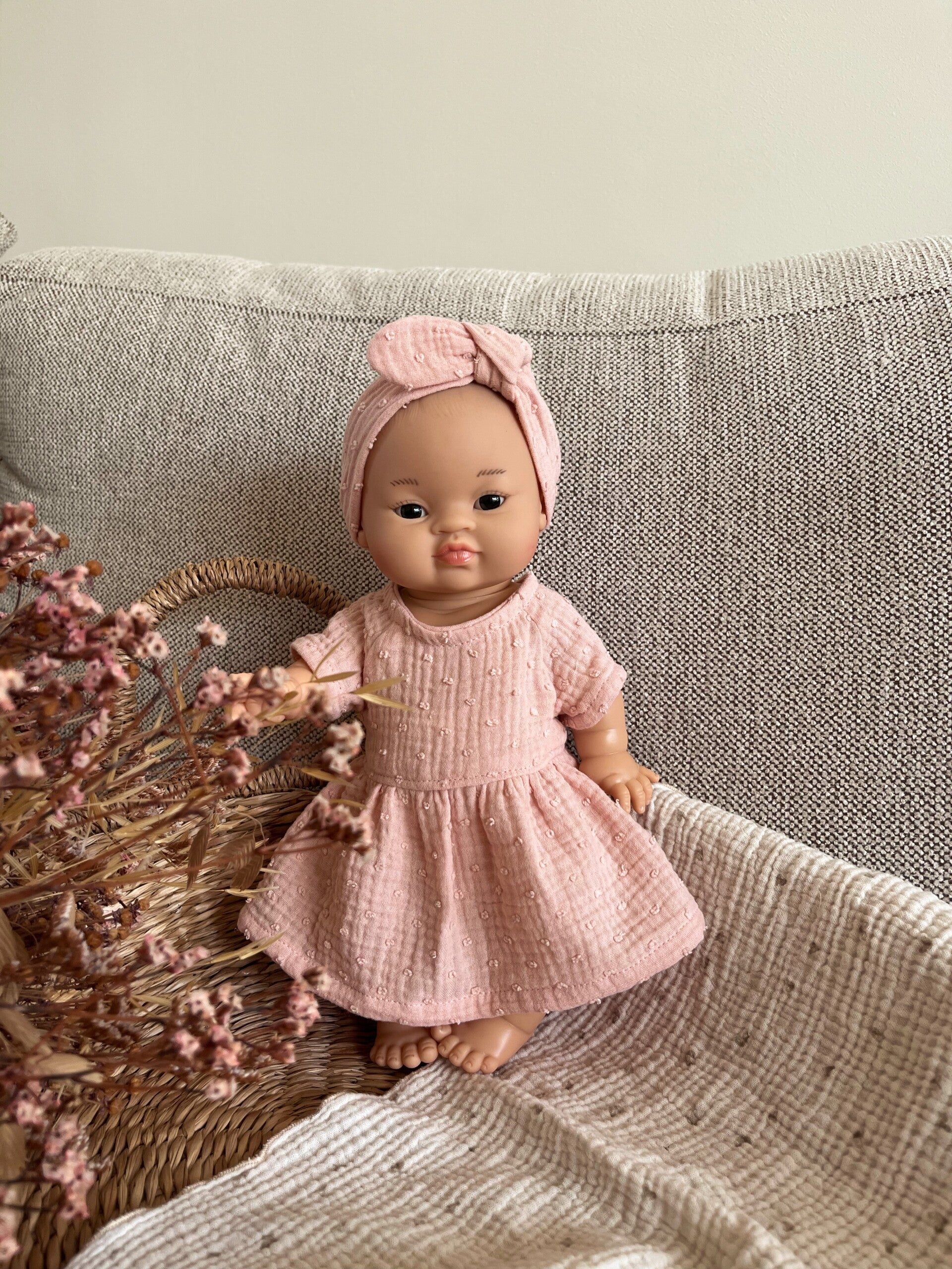 Kledingsetje Noa voor Paola Reina/ Minikane pop 34 cm