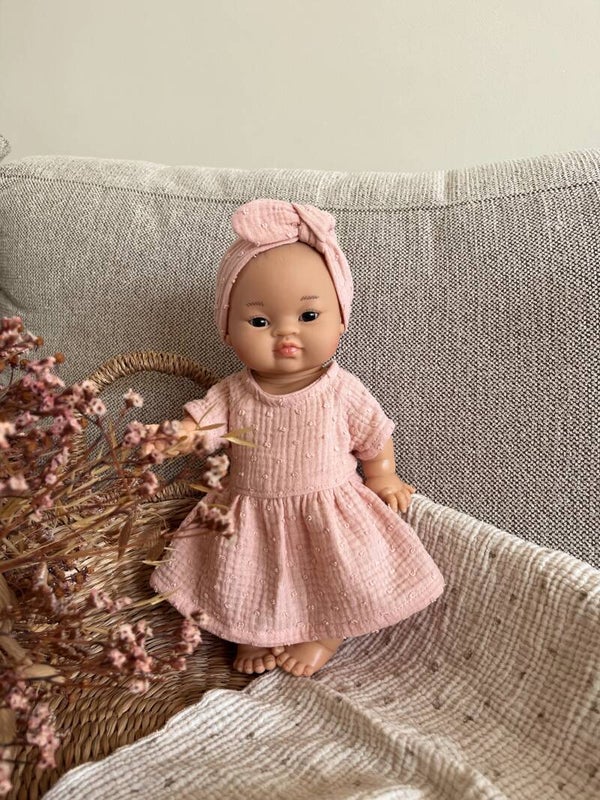 Kledingsetje Noa voor Paola Reina/ Minikane pop 34 cm