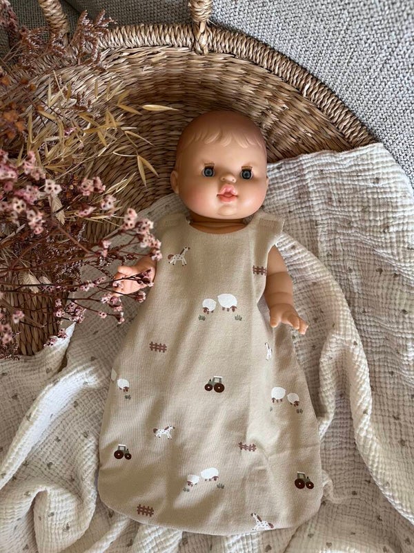 Slaapzakje Boris voor Paola Reina/ Minikane pop 34 cm