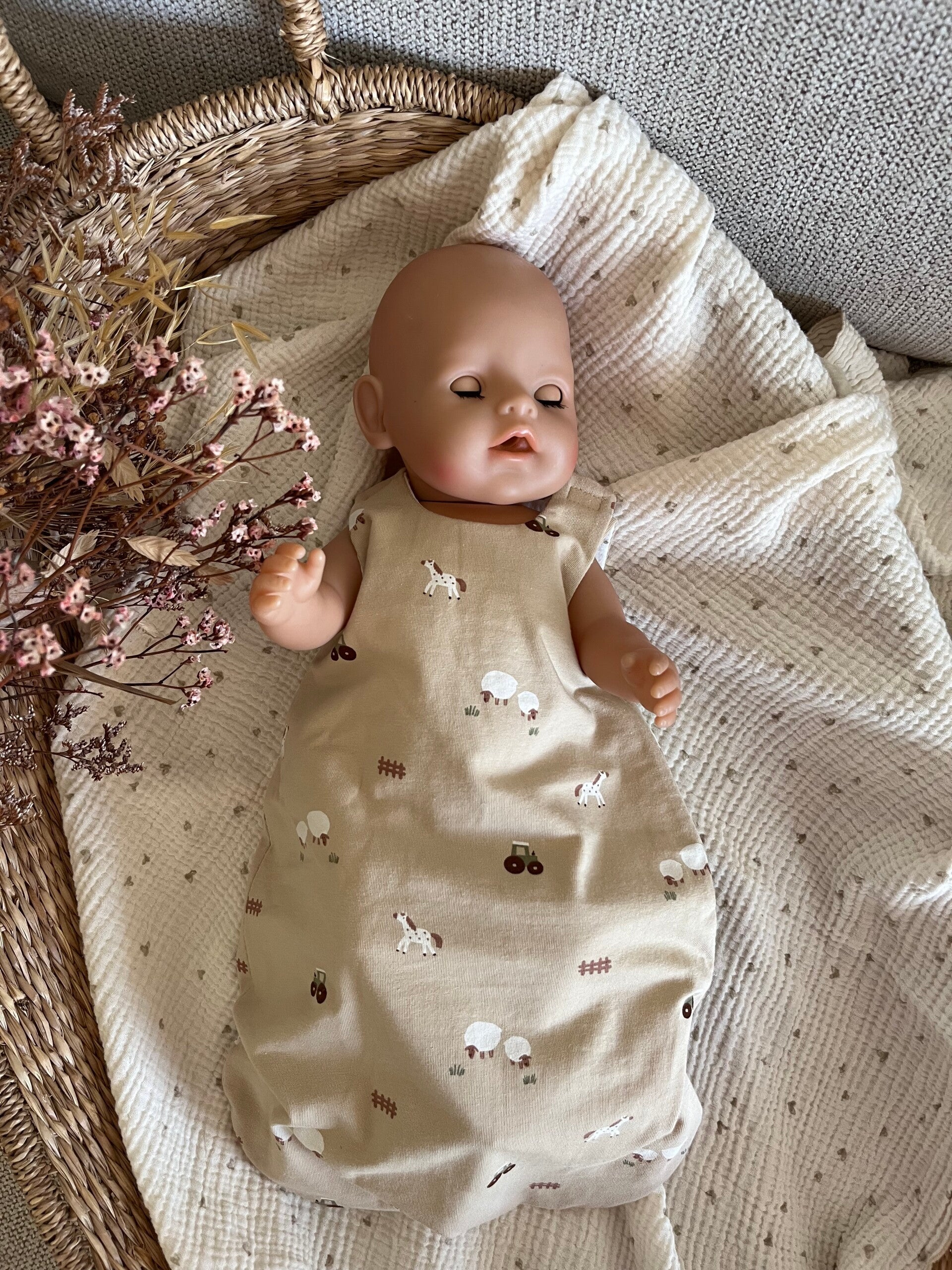 Slaapzakje Boris voor Babyborn 43 cm